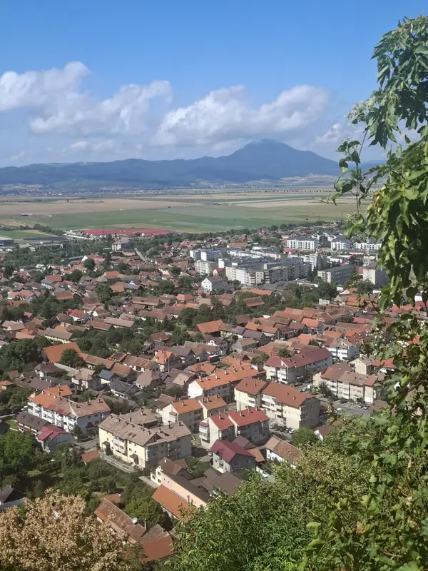 Panoramă asupra localității — Cetatea Râșnov